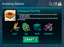 Cooking station-Pie-Chizzard pot pie-R50