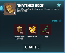 Creativerse crafting thatched roofs R39