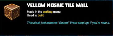 Creativerse tooltips R40 101 Stucco Mosaic Tile Walls