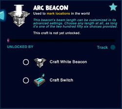 Arc beacon unlock