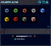 Atlantis altar ui