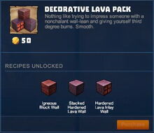 Creativerse 01 Decorative Lava Pack1003