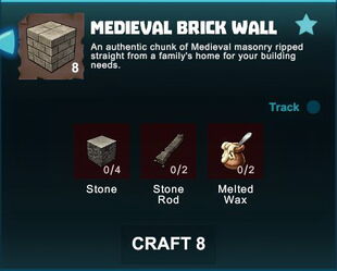 Creativerse R41 crafting recipes colossal castle brick wall01