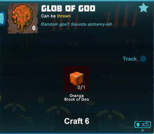 Creativerse orange glob of goo crafting 2018-12-20 10-31-32-22