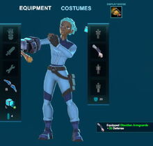 Creativerse obsidian armguards 2018-008-26 11-58-18-96 armor on doll