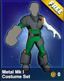 Creativerse Metal Mk 1 Costume Set free after R55 August 22nd 2018