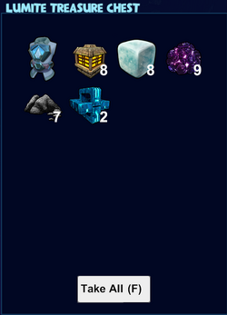 Lumite treasure chest loot