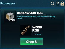 Creativerse processing ashenwood log 2017-08-15 18-59-05-83