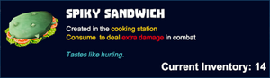 Spiky sandwich desc