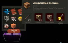 Creativerse Yellow Mosaic Tile Wall Diamond Chest 2015 8