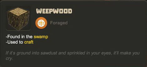 Creativerse R27 tooltips wood logs0710