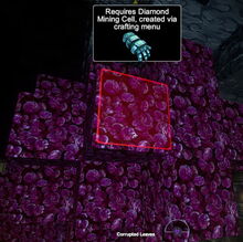 Creativerse corrupted leaves diamond mining cell 2018-07-09 12-04-59-15