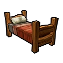 Bed Wood Red