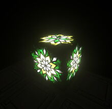 Creativerse green snowflake glass 2019-01-15 18-11-05-64