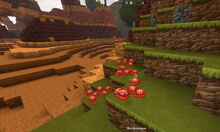 Creativerse red mushrooms next to canyons 2018-10-01 02-38-04-22