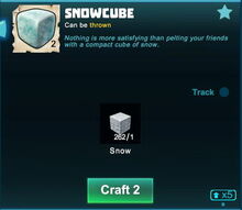 Creativerse snowcube crafting now in crafting menu 2018-09-27 21-23-03-58