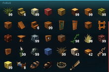 Creativerse forge fuel types 2017-08-07