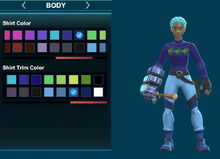 Creativerse ugly leafi turtleneck sweater and arms dark blue 2018-12-21 00-26-29-21