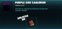 Creativerse purple goo cauldron recipe 2018-10-27 23-21-26-08