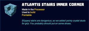 Atlantis stairs inner corner desc