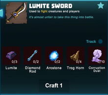 Creativerse crafting recipe lumite sword 2018-05-20 12-33-08-27