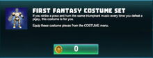 Creativerse First Fantasy Costume Set claiming for free