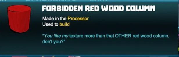 Forbidden Red Wood Column | Creativerse Wiki | Fandom