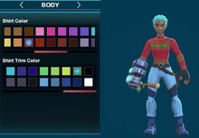 Creativerse ugly leafi turtleneck sweater and arms red-green 2018-12-21 00-25-22-08