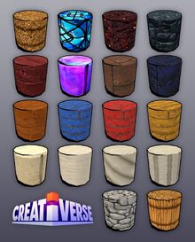 Creativerse columns all 18