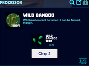 Wild bamboo processor