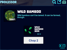 Wild bamboo processor