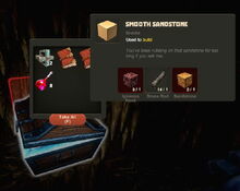 Creativerse R33 Smooth Sandstone in Obsidian Chest01