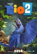 Rio 2 Poster ft. Blu