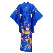Fox Silent's blue kimono