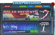 Event Missions menu during part 1