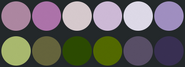Saukuryn's secondary color palette