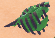 Previous Gramoss' Legacy carcass featured green flesh and gray bones