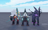 Size comparison (including Xenolif), front view