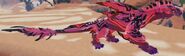 Previous dark heart Meorlark, note the pinkish parts