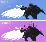 Custom Glow Tail Aseliorus, highlighted