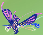 Old Glow Tail Yiepir; note how the fin on top and the strand below the tail aren't glowing