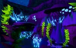 More glowing plants in Swamp Hollow during a Nebula