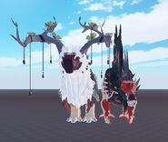 Size comparison with Ghartokus, front view
