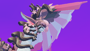 Close up of old male dimorphism