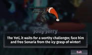 Jolly Jerry's message 2, in-game