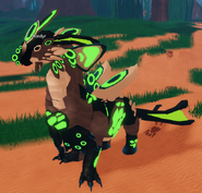 The original model of the Nindyr, in-game