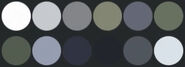 Pacedegon's primary color palette