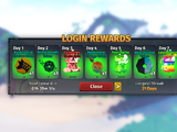 Main Menu/Login Rewards
