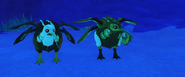 Custom Dwarfism Kiiwin next to Regular Kiiwin