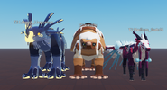 Cimmabu's size compared to that of Lissiceous and Ibetchi